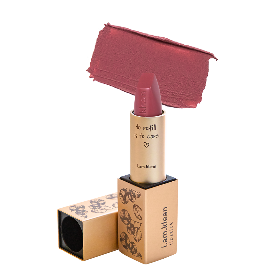 Refillable lipstick vulling - deep purple