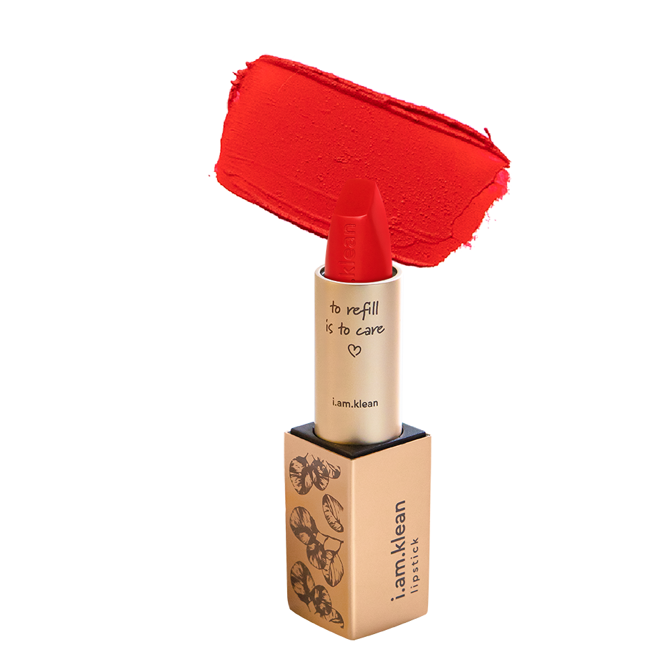 Refillable lipstick vulling - poppy