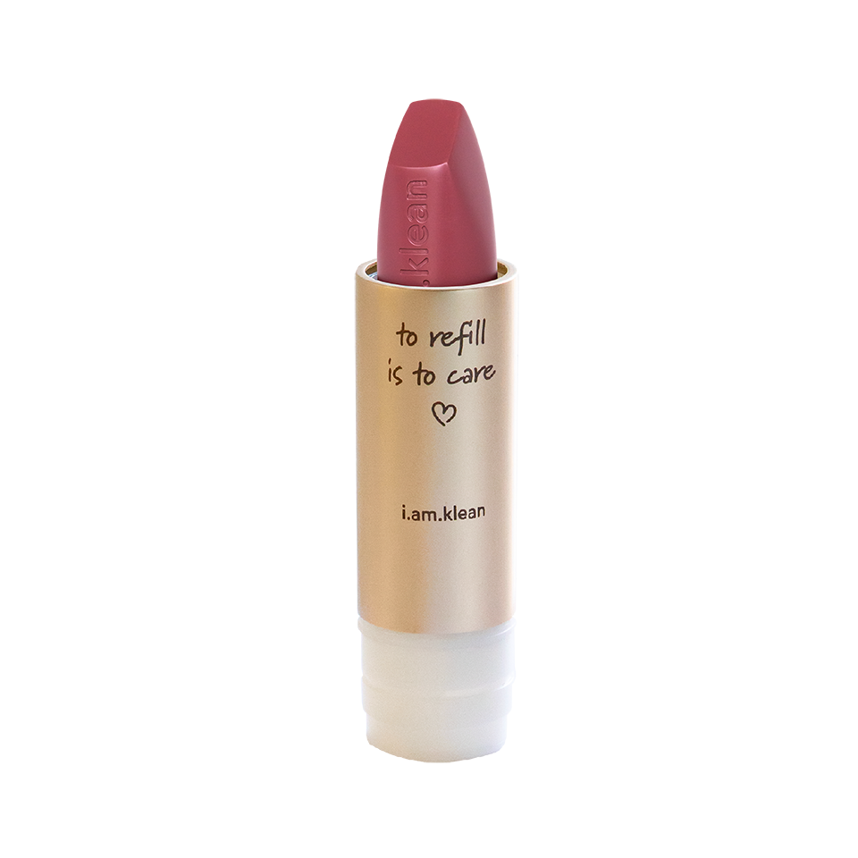 Refillable lipstick vulling - deep purple