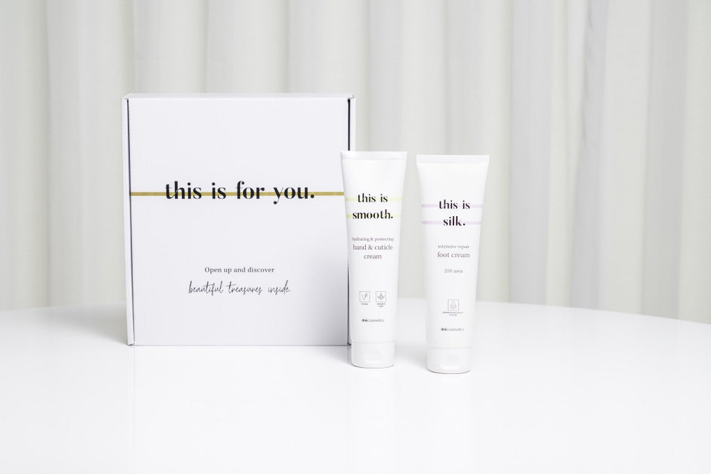 Cadeauset 'this is us.' | hand & cuticle cream (150ml) + foot cream (150ml)