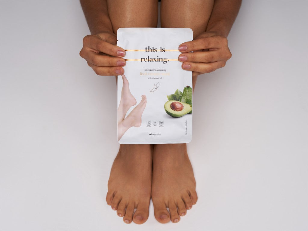 Voetmasker "this is relaxing."